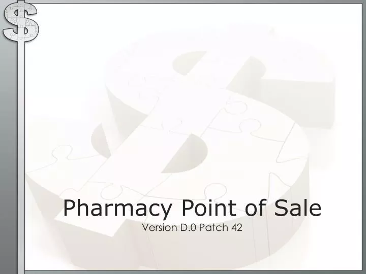 pharmacy point of sale