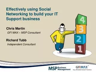 Effectively using Social Networking to build your IT Support business