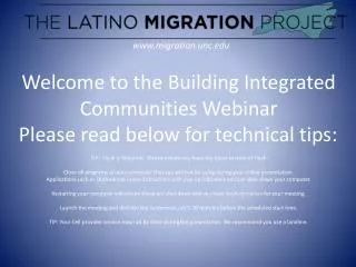 www.migration.unc.edu