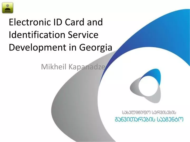 electronic id card and identification service development in georgia