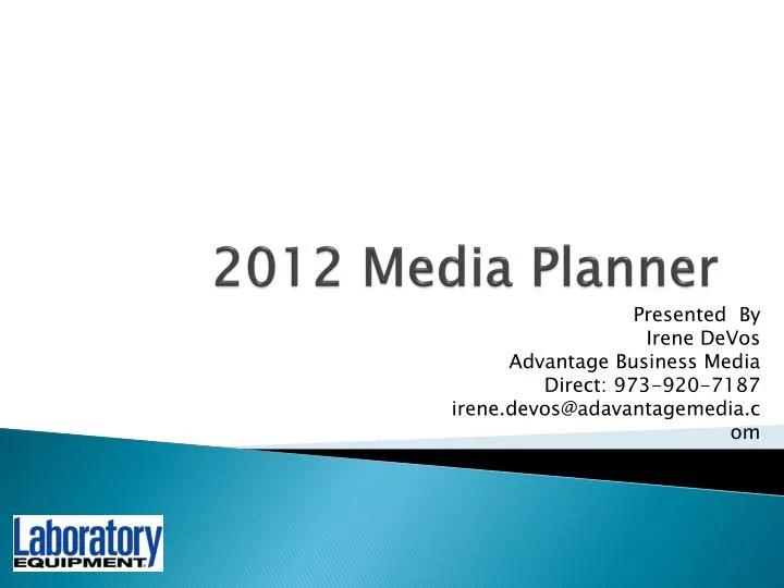 2012 media planner