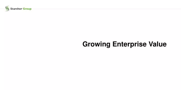 growing enterprise value