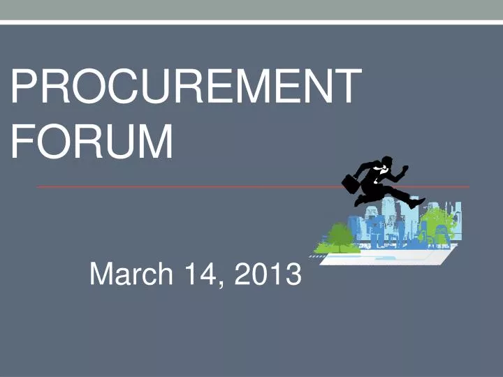 procurement forum