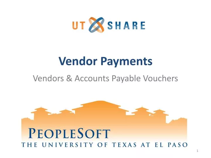 vendor payments