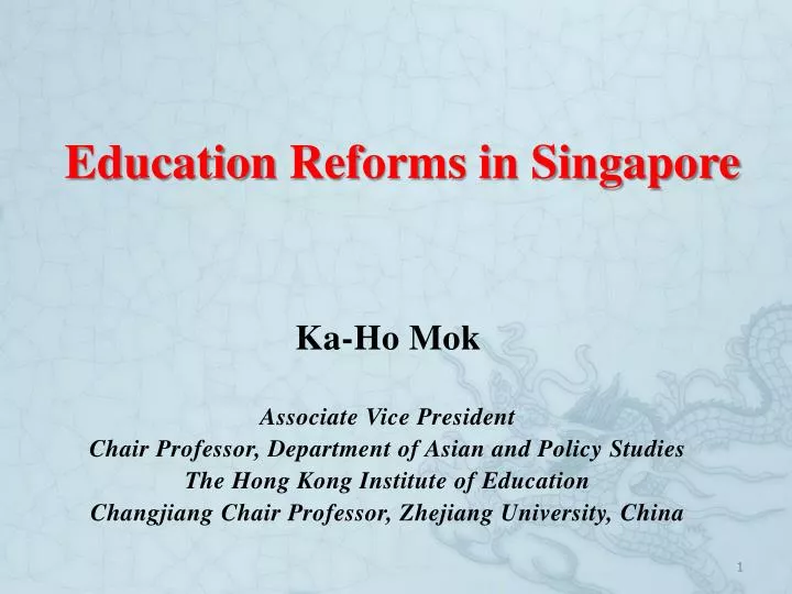 education reforms in singapore