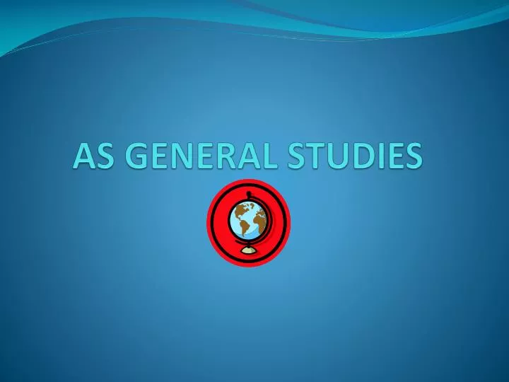 as general studies