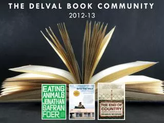 THE DELVAL BOOK COMMUNITY 2012-13