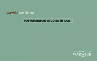 Warwick | Law School