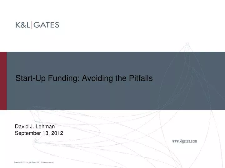 start up funding avoiding the pitfalls