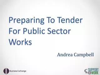 Preparing To Tender For Public Sector Works