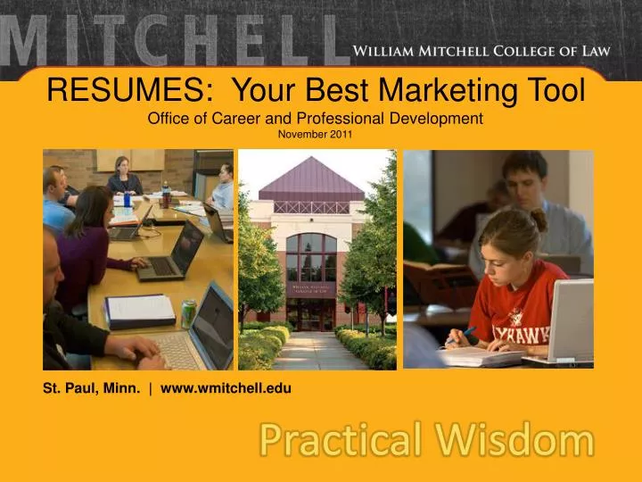 resumes your best marketing tool office of career and professional development november 2011