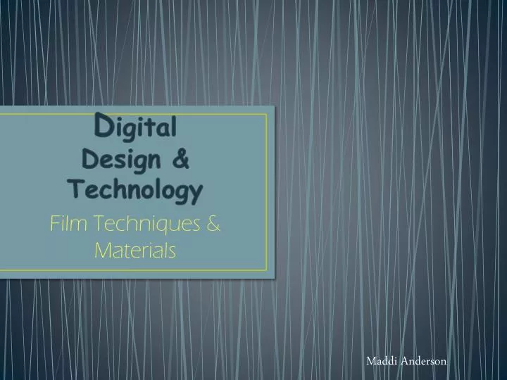 d igital design technology