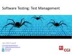 Software Testing: Test Management