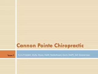 Cannon Pointe Chiropractic