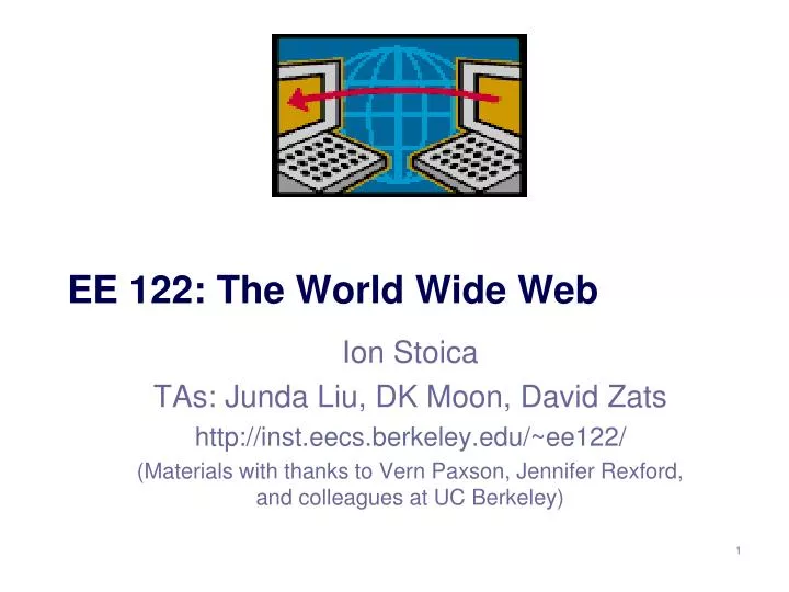 ee 122 the world wide web