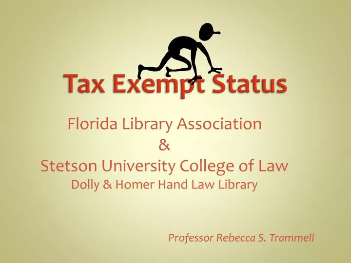 florida library association stetson university college of law dolly homer hand law library