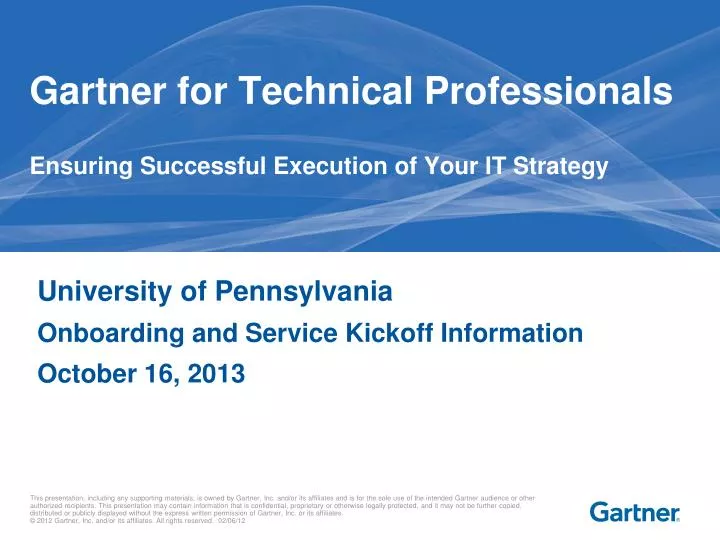 gartner for technical professionals ensuring successful execution of your it strategy