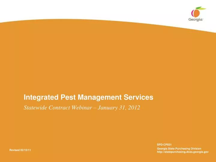 integrated pest management services