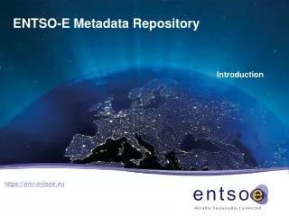 ENTSO-E Metadata Repository