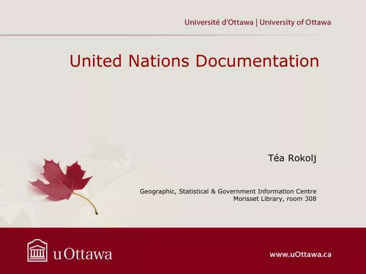 united nations documentation
