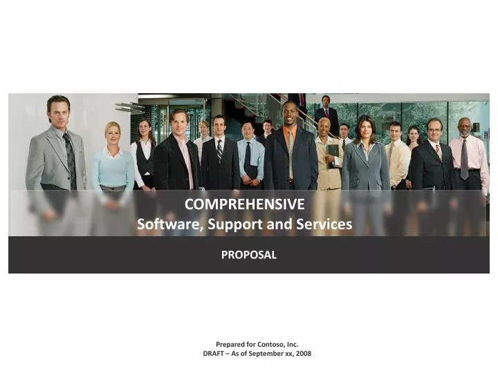 comprehensive software support and services