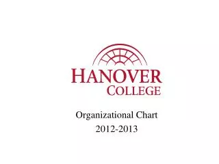 Organizational Chart 2012-2013