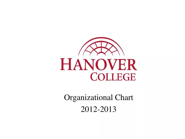 organizational chart 2012 2013