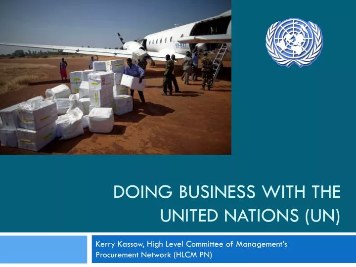 doing business with the united nations un