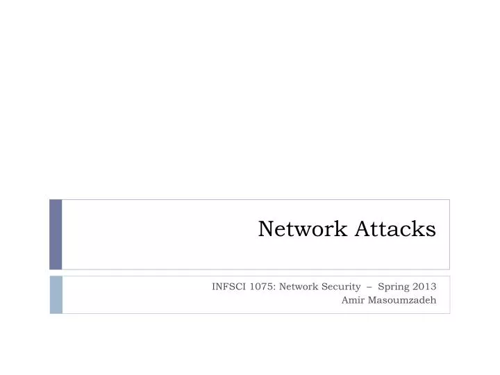 network attacks