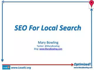 SEO For Local Search