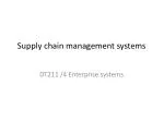Supply chain management systems - slide 1