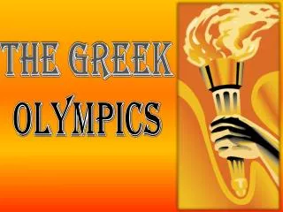 The Greek Olympics