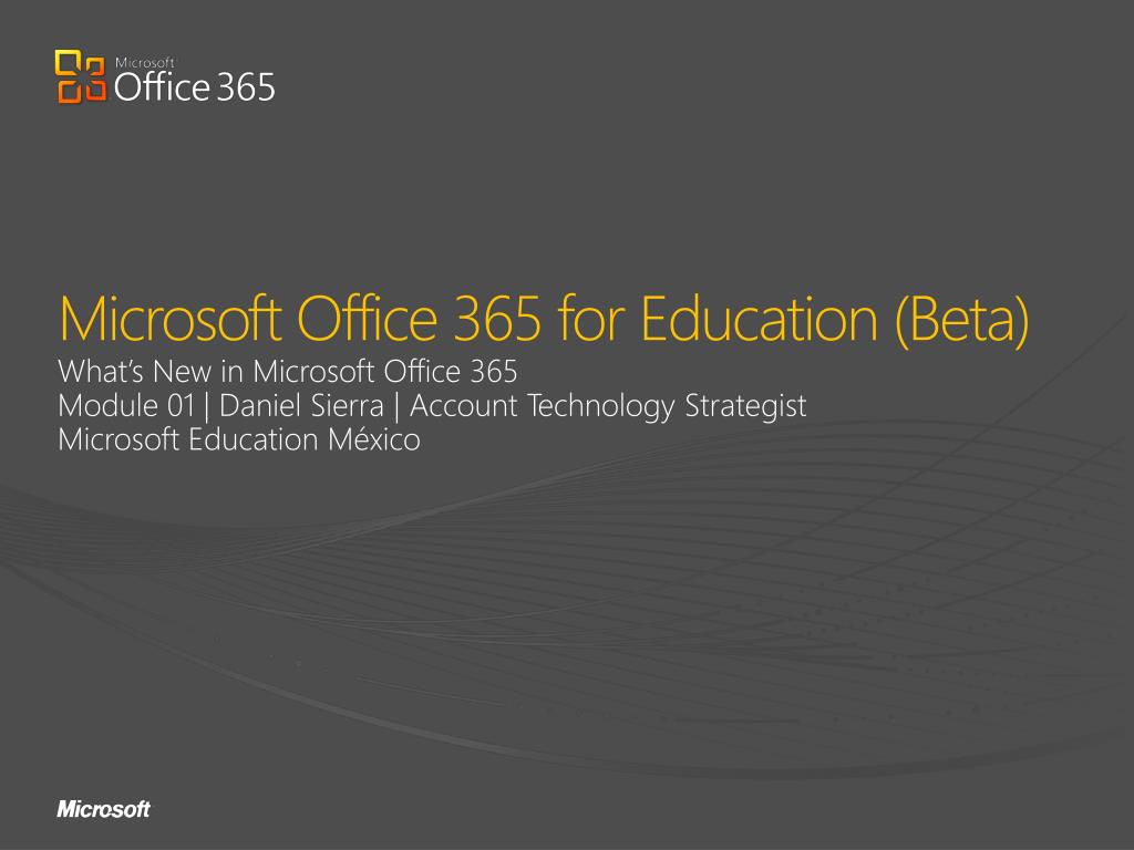 PPT - Microsoft Office 365 for Education (Beta) PowerPoint Presentation ...