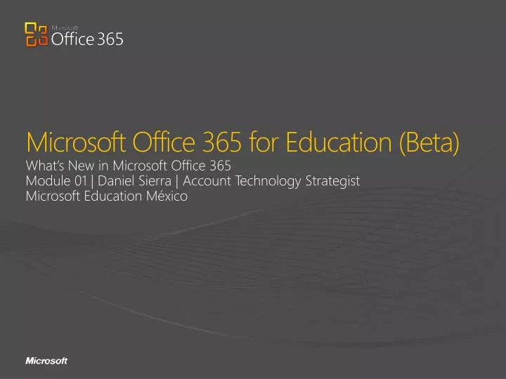 microsoft office 365 for education beta