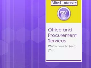 Office and Procurement Services