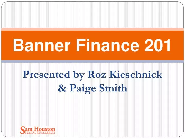 banner finance 201