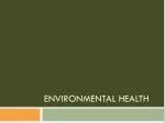 Environmental Health - slide 1