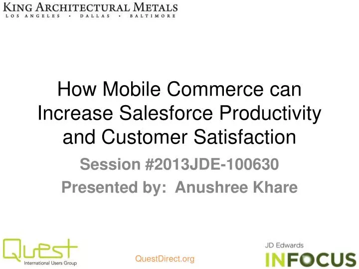 how mobile commerce can increase salesforce productivity and customer satisfaction