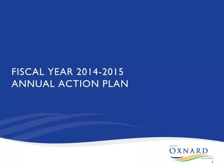 fiscal year 2014 2015 annual action plan