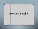 Accounts Payable - slide 1