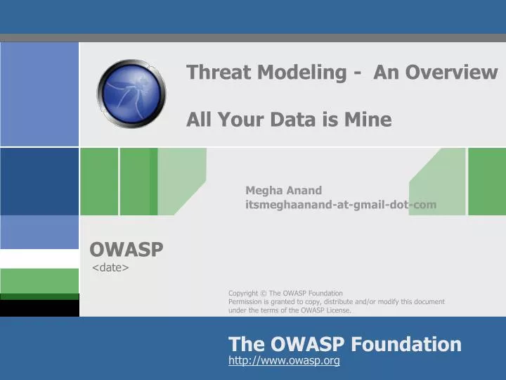 threat modeling an overview all your data is mine
