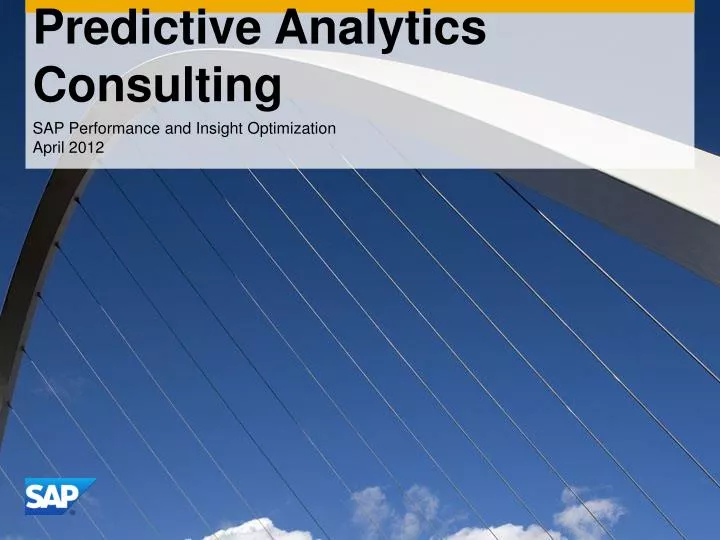 predictive analytics consulting