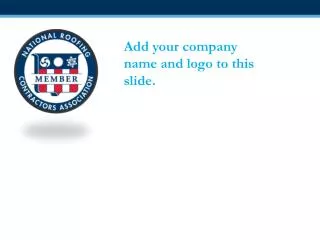 Add your company name and logo to this slide.