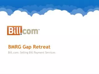 BMRG Gap Retreat