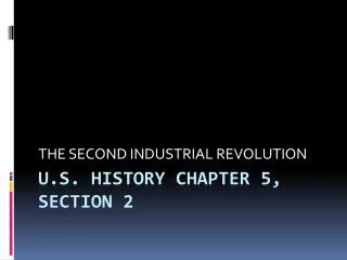 the second industrial revolution