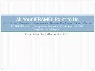 All Your iFRAMEs Point to Us