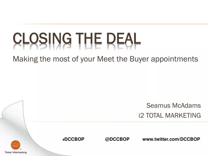 making the most of your meet the buyer appointments