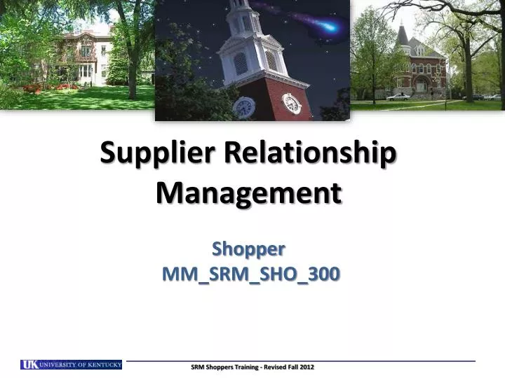 supplier relationship management shopper mm srm sho 300