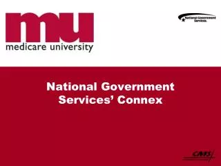 National Government Services’ Connex
