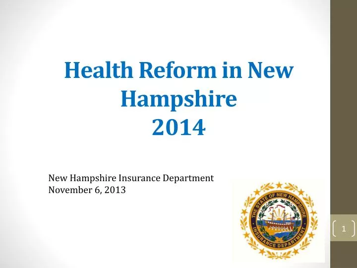 health reform in new hampshire 2014
